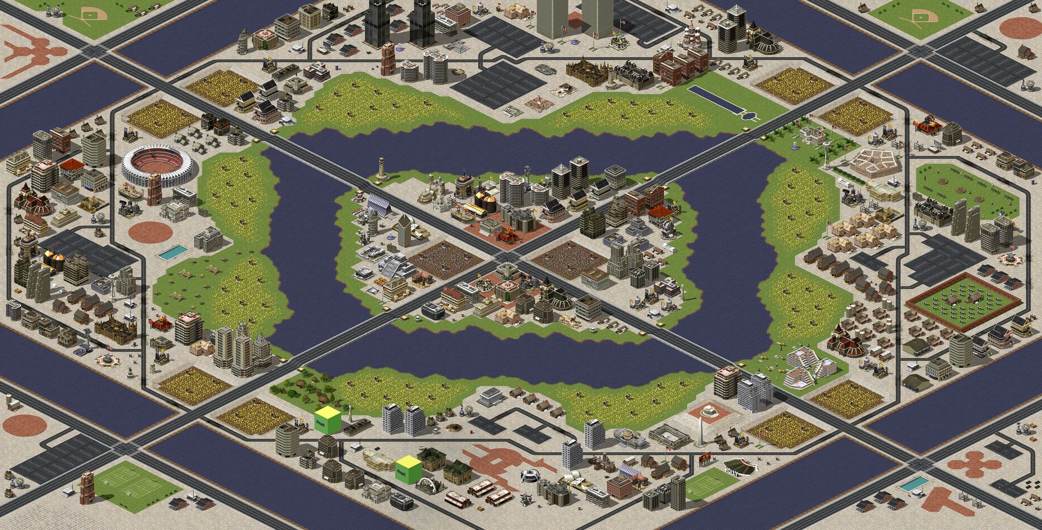 Charles Town (2-4) full-resolution render