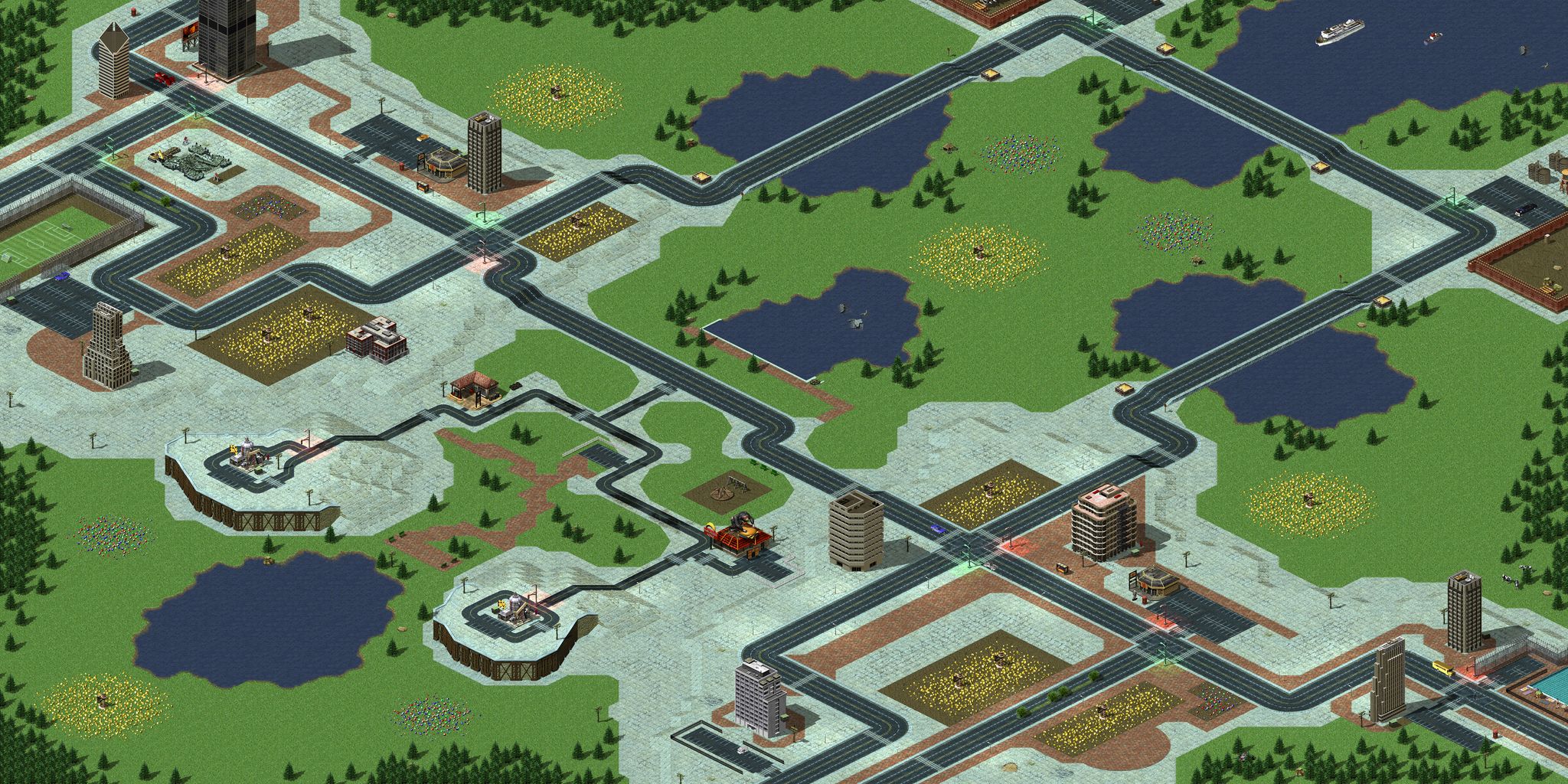 City Grid Conflict full-resolution render