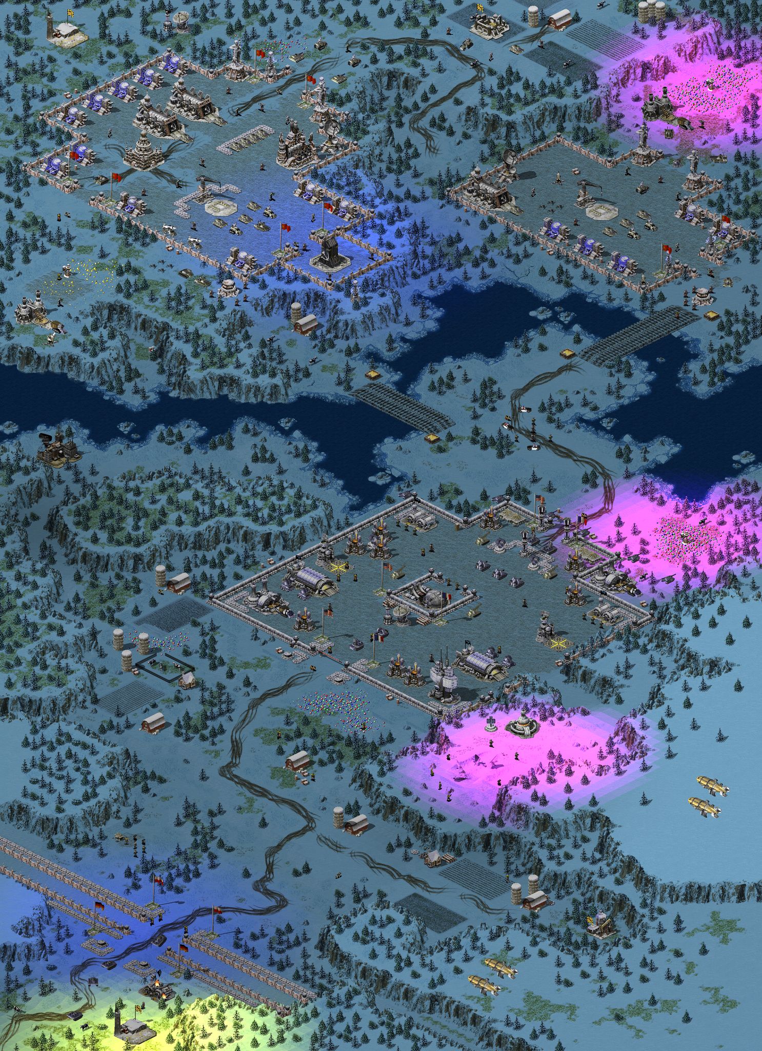 Border of Poland by MrKaptanTR (2-3) (1-2 Soviet 3-4 Allied) full-resolution render