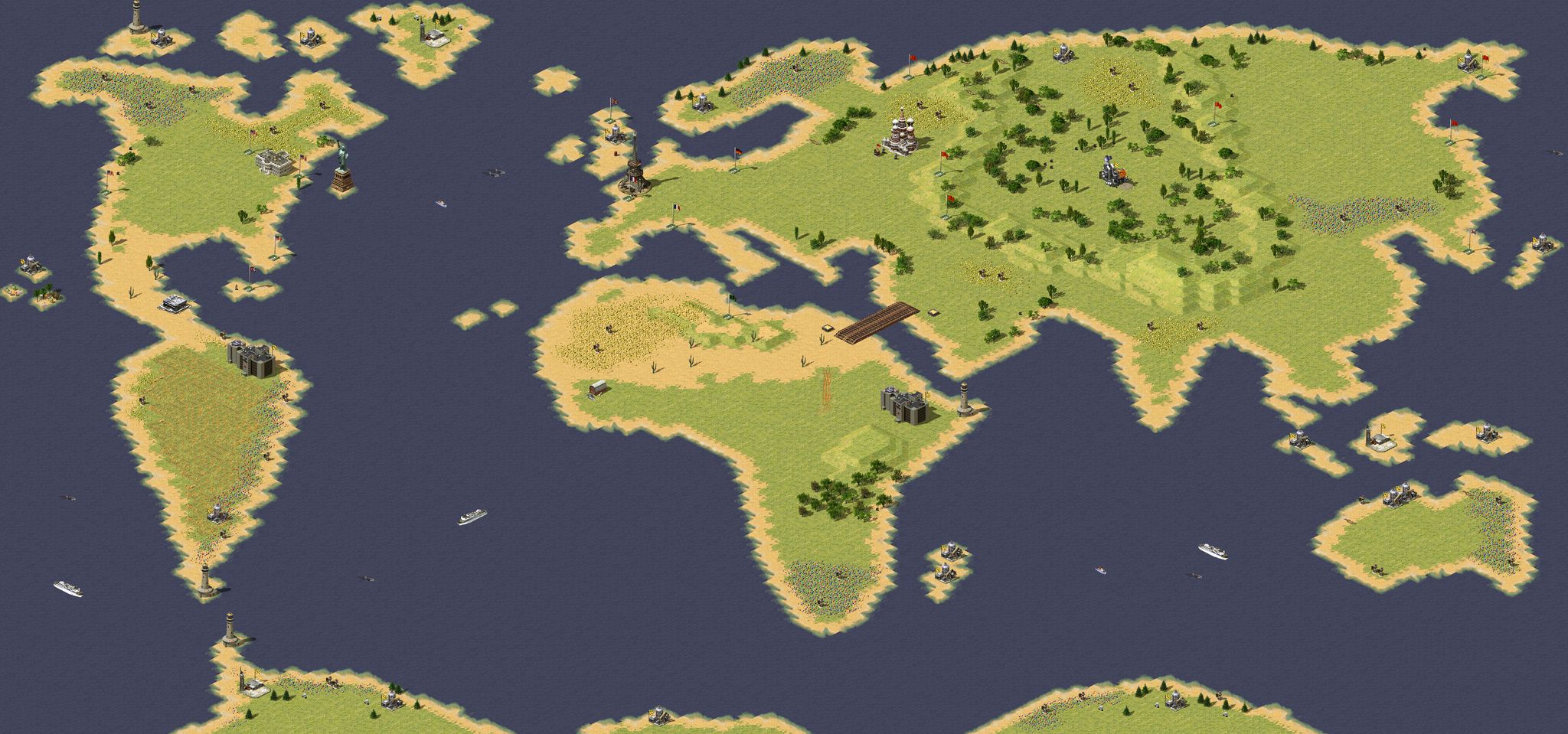 (6)The World full-resolution render