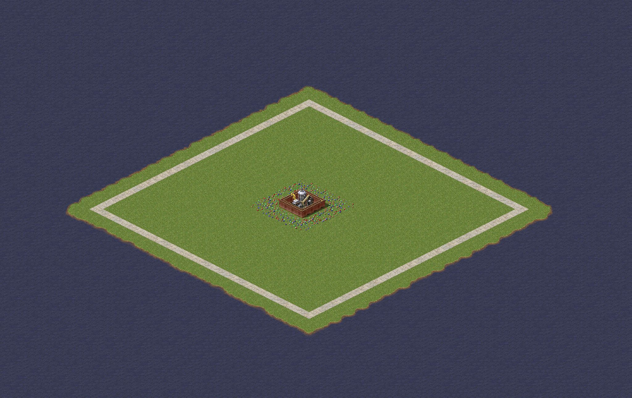 Capture the oil derrick to get money and win the battle. (Map made by Speedy) full-resolution render