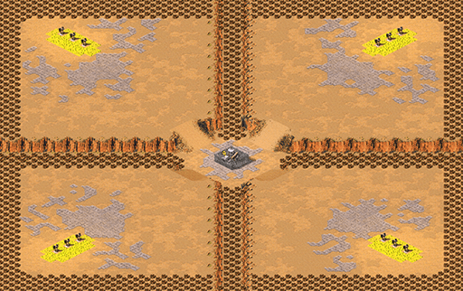 4-Player Desert Skirmish full-resolution render