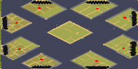 one vs seven level 1 full-resolution render
