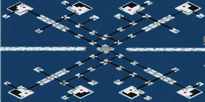 Icy islands with bridges YR full-resolution render