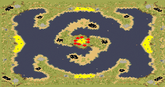 How to left the central land full-resolution render