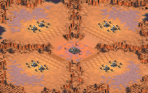 8-Player Desert Skirmish full-resolution render