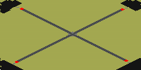 100x100 map with four oil derricks full-resolution render