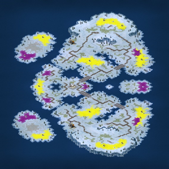 2-Player Snow Large Map full-resolution render