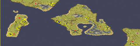 hawaiian islands full-resolution render