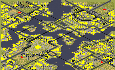 City metropolis full-resolution render