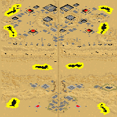 Vlakte (2 vs 4) Toets full-resolution render
