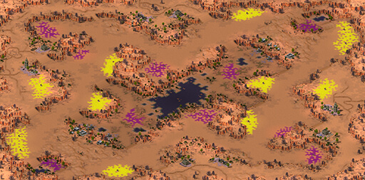 6-Player Desert Large Map full-resolution render