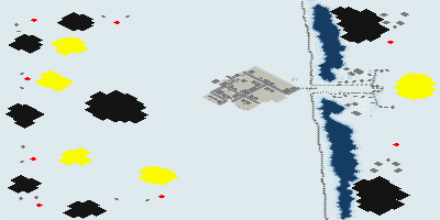 Small sibirian Town full-resolution render
