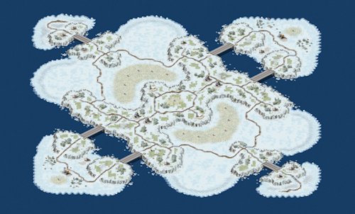 4-Player Snow Large Map full-resolution render