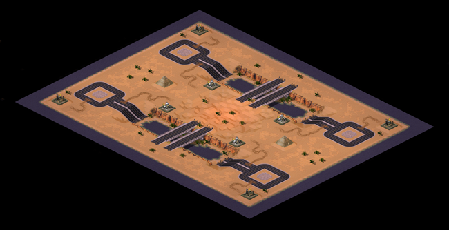 4-Player Desert Skirmish full-resolution render