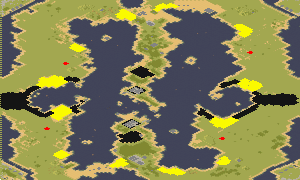 Balanced map full-resolution render