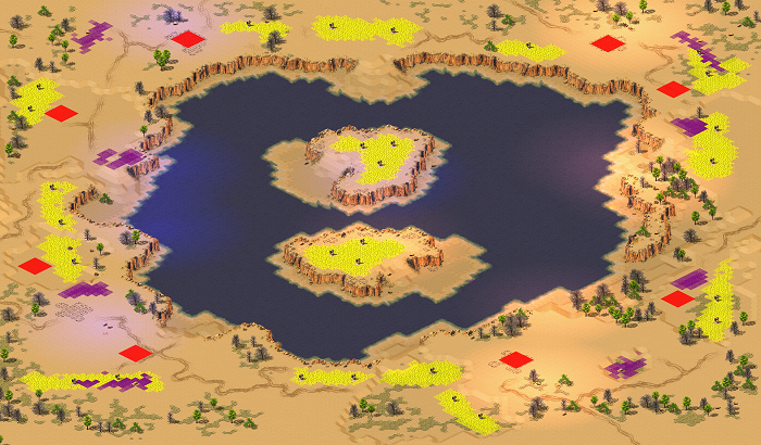 8-Player Desert Skirmish full-resolution render