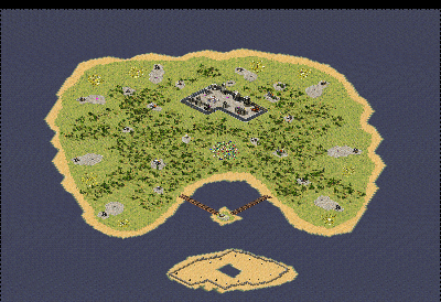 Curve Island full-resolution render