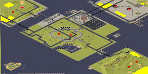 The fortress: offensive and defensive alternating full-resolution render