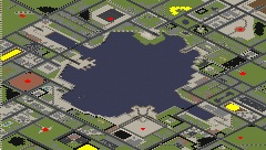 lake in city full-resolution render