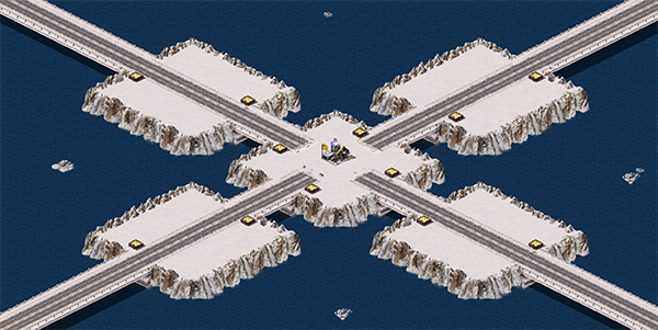 Yosef Anan - Oil Derrick in Center - Naval Snow Version 3.1 full-resolution render