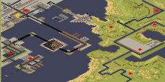 Eight countries contention mine full-resolution render
