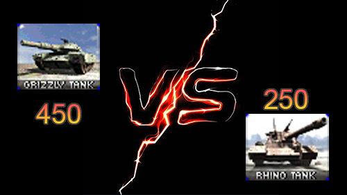 250 Rhinos Vs 450 Grizzlys full-resolution render