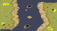 Beach invasion (Map by full-resolution render