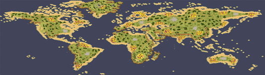 (8) Earth Globe Map full-resolution render
