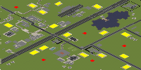 City freeway full-resolution render