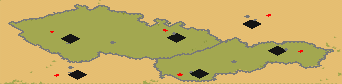 Czech and Solovakia full-resolution render