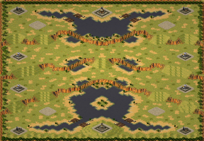 4-Player Temperate Skirmish full-resolution render