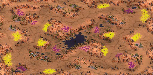 6-Player Desert Large Map full-resolution render