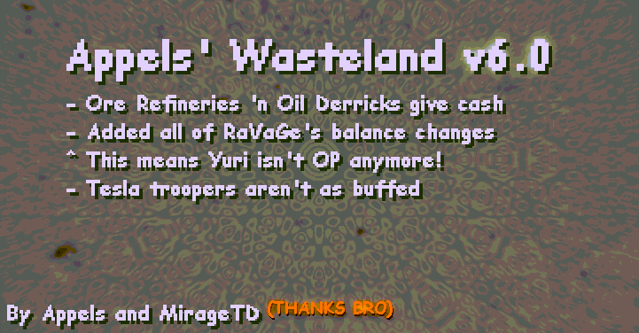 Appels' Wasteland v6.0 FFA full-resolution render