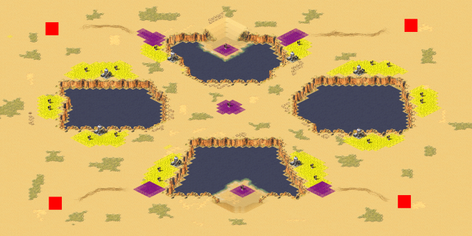 4-Player Desert Skirmish full-resolution render